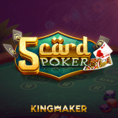 5 Card Poker on big bunny app